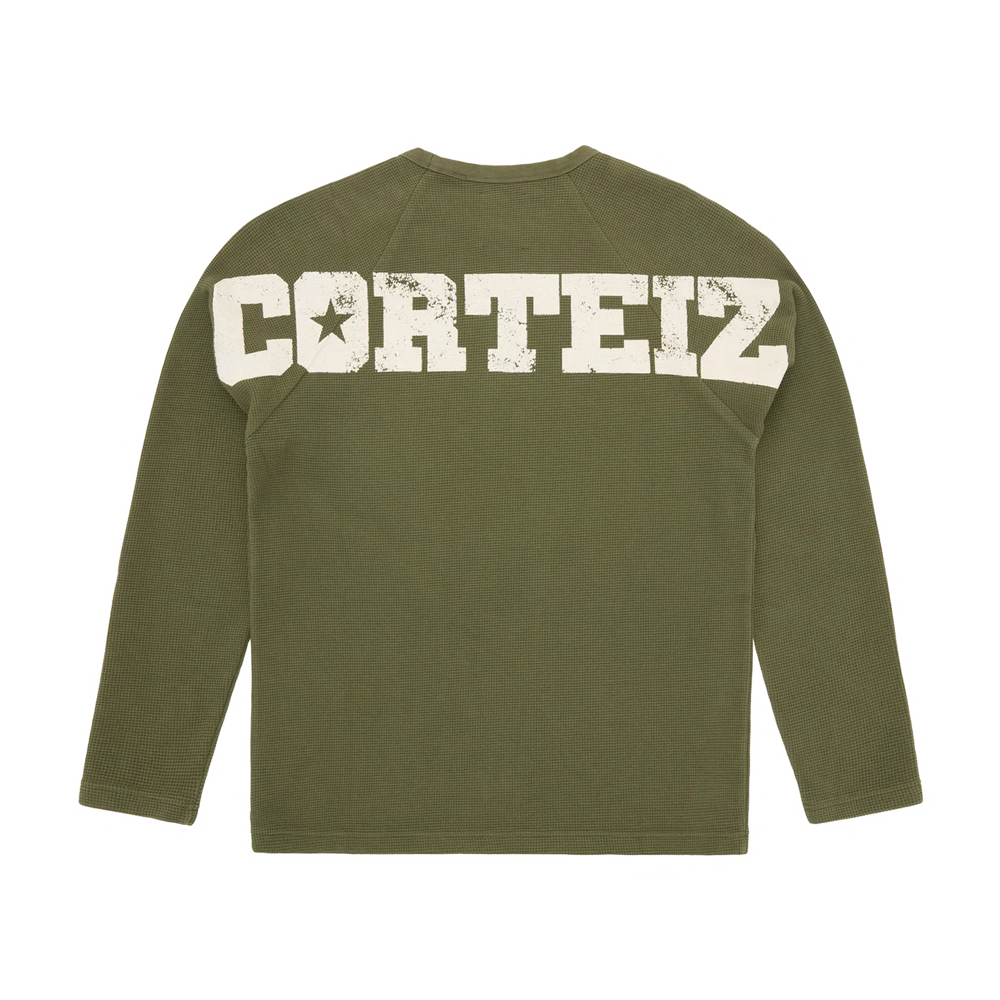 STAR RAGLAN WAFFLE THERMAL