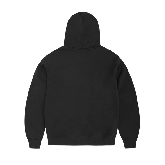 ARCH SHIELD ZIP HOODIE [BLACK]