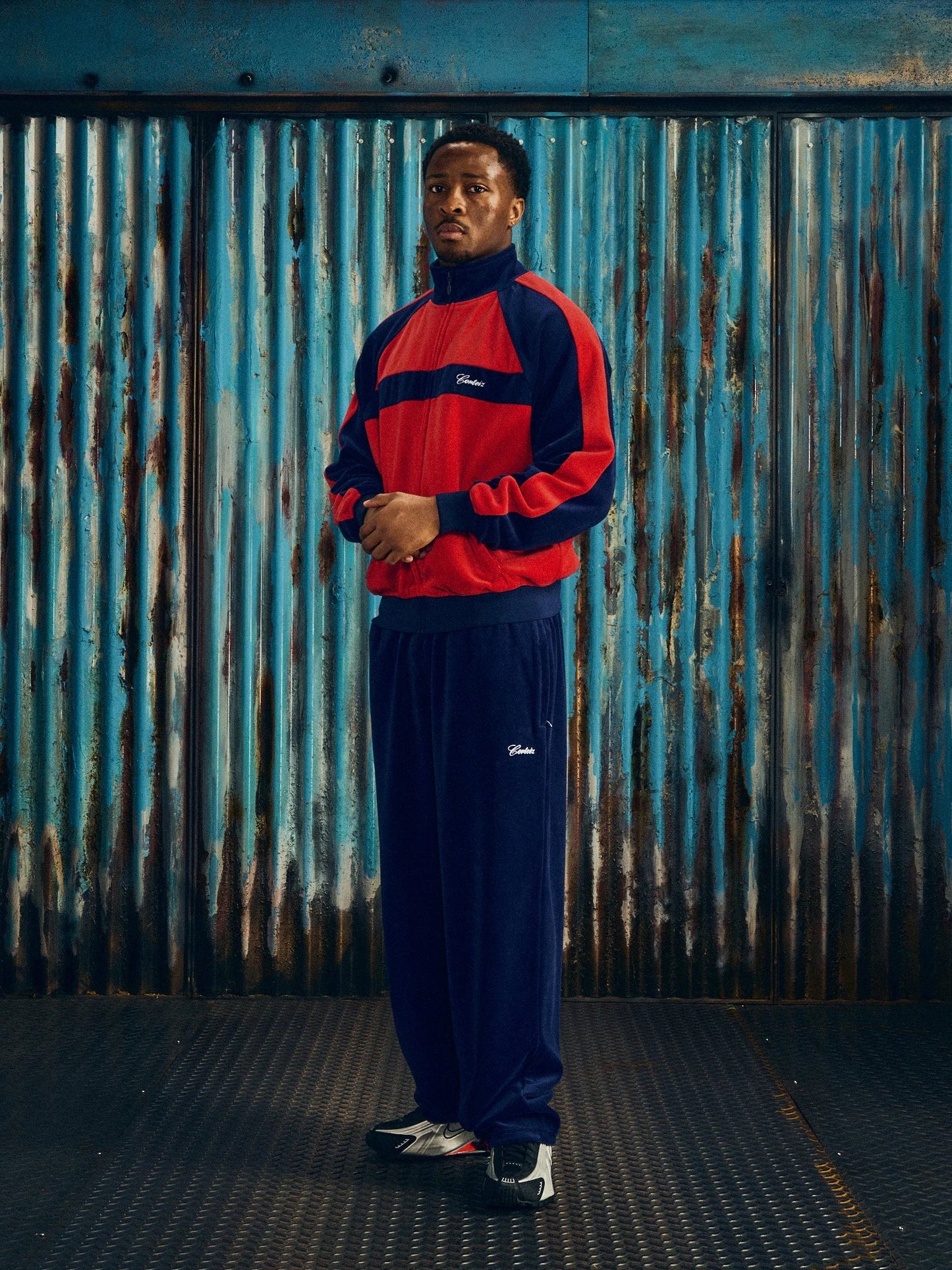 PISTA VELOUR TRACK JACKET