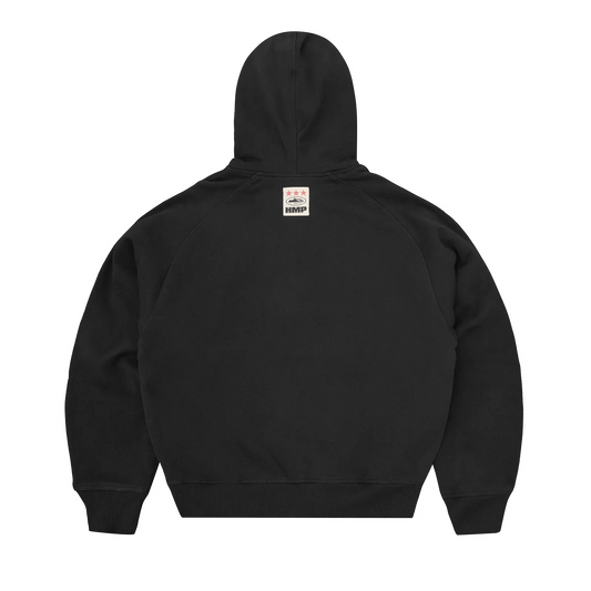 HMP THERMAL ZIP HOODIE [BLACK]