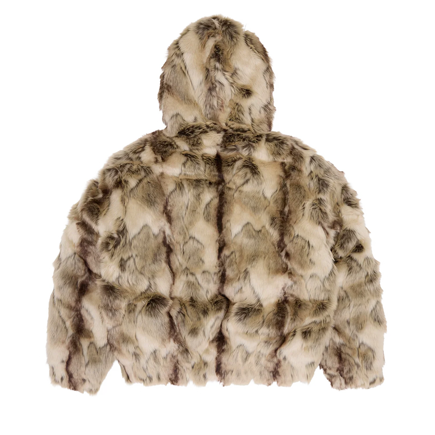 PELT HOODED FUR JACKET