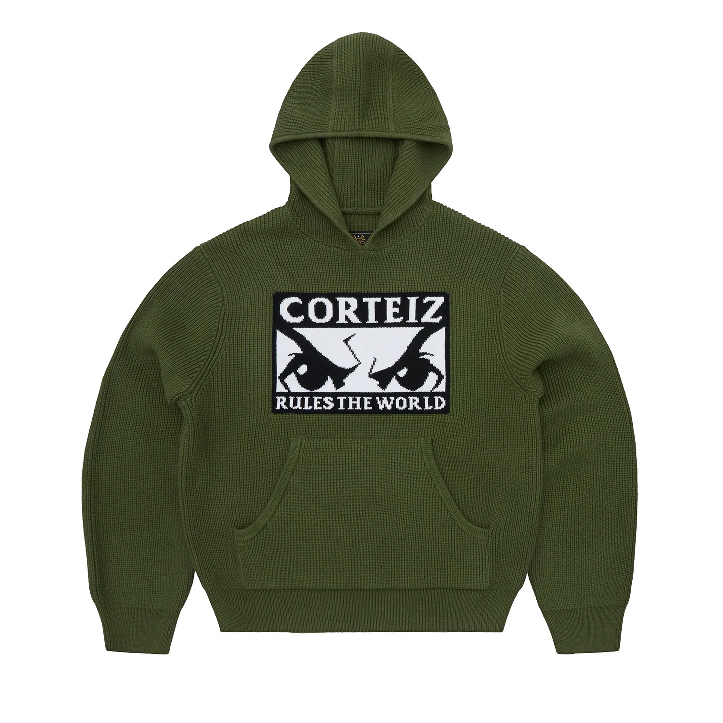 HUEY KNIT HOODIE [OLIVE]