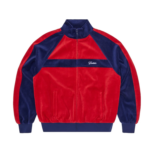 PISTA VELOUR TRACK JACKET