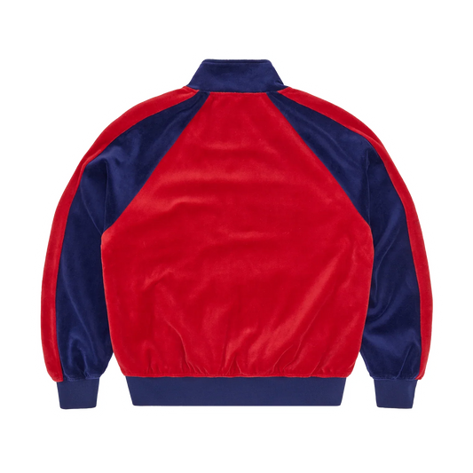 PISTA VELOUR TRACK JACKET