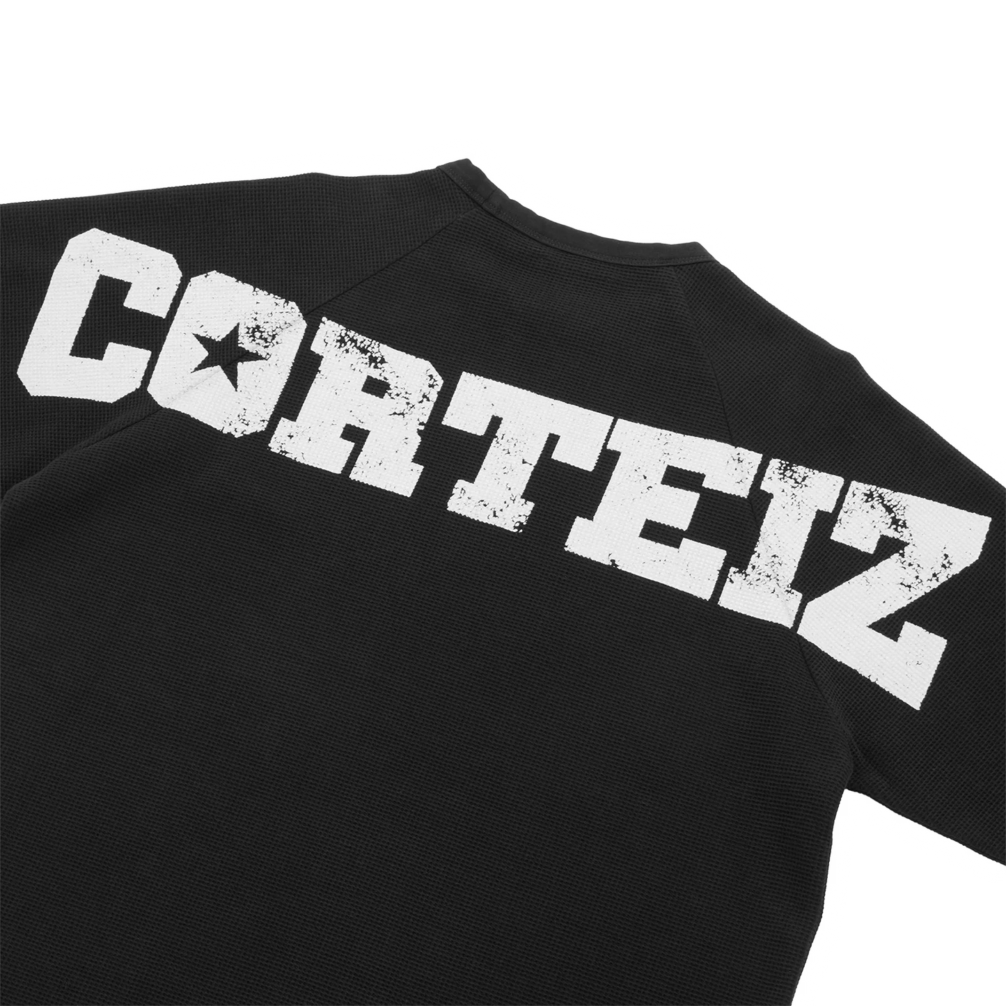 STAR RAGLAN WAFFLE THERMAL